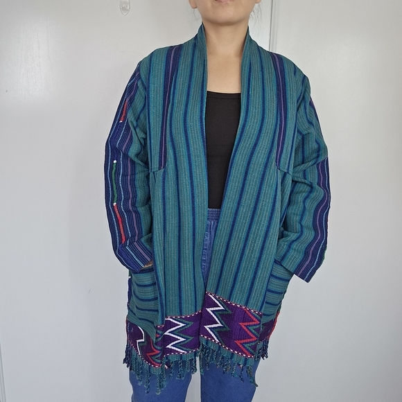 Vintage Bonnie Bowman Designs Statement Jacket Blazer Artsy Wearable Art To Wear - Picture 16 of 17